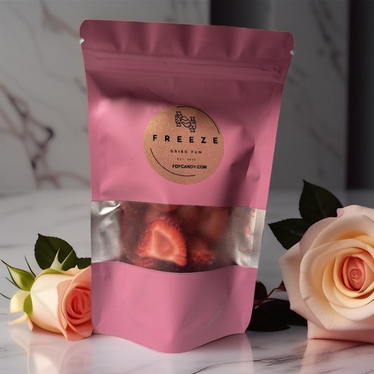 Freeze Dried Strawberry Slices - Healthy Crunchy Snack