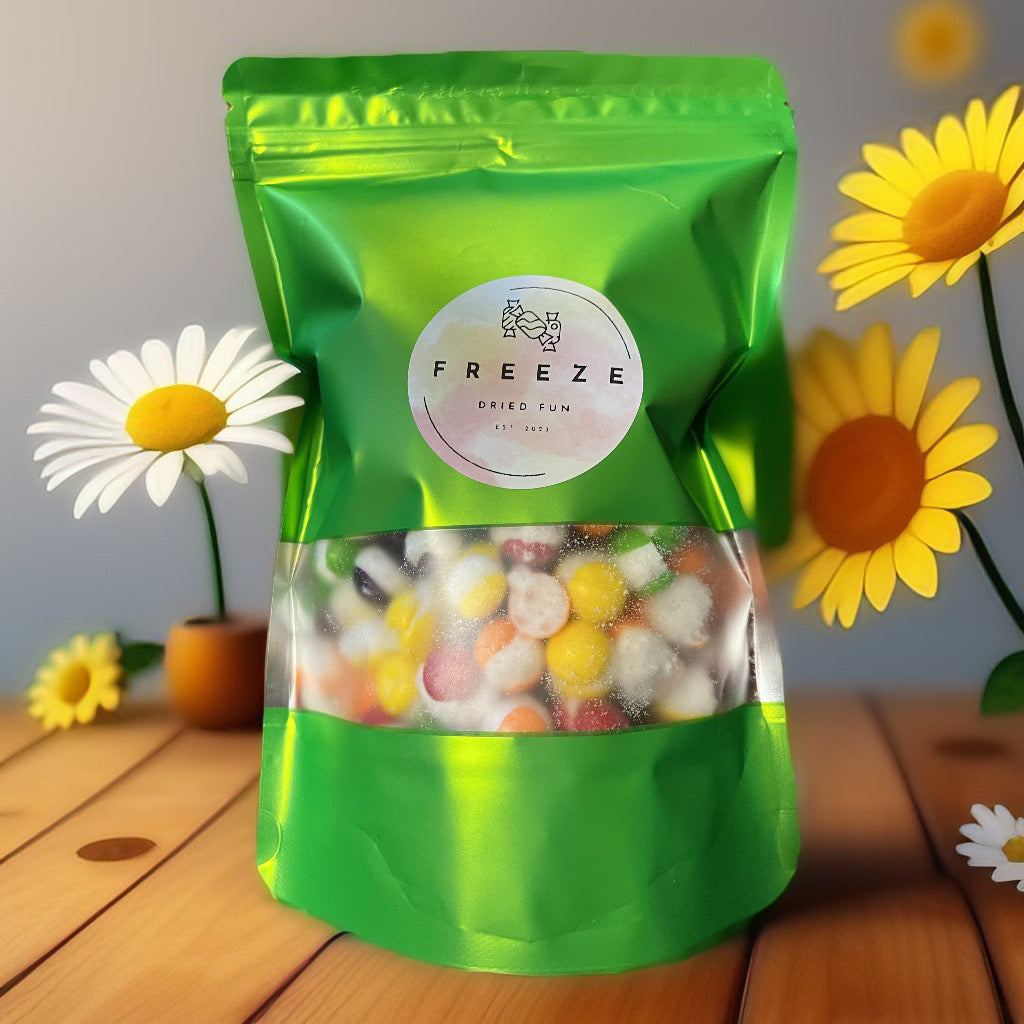 Freeze Dried Fun Skittles- Rainbow Crunchies Crunchy Candy Snack